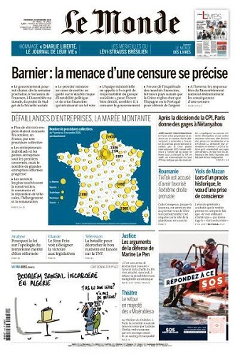 Le Monde du 29 Novembre 2024