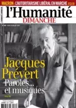 L'Humanité Dimanche - 6 au 19 Juillet 2017