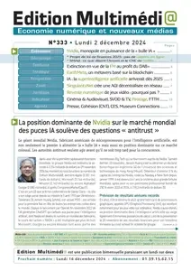 Edition Multimédi@ N.336 - 2 Décembre 2024